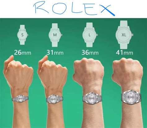 rolex 26mm on wrist|rolex watch case size.